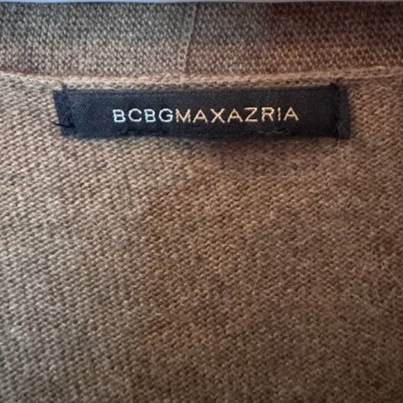 BCBGMaxAzria grey longline open-front cardigan size M - Picture 3 of 3